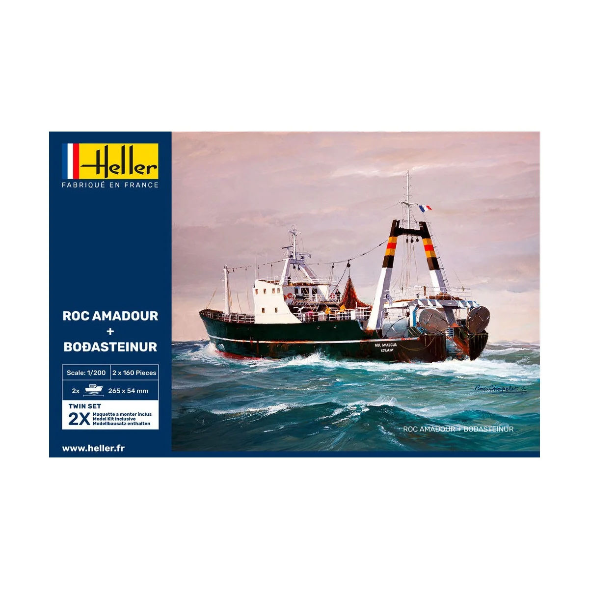 Twin Set Roc Amadour + Bordasteinur, 1/200 - Heller 85608