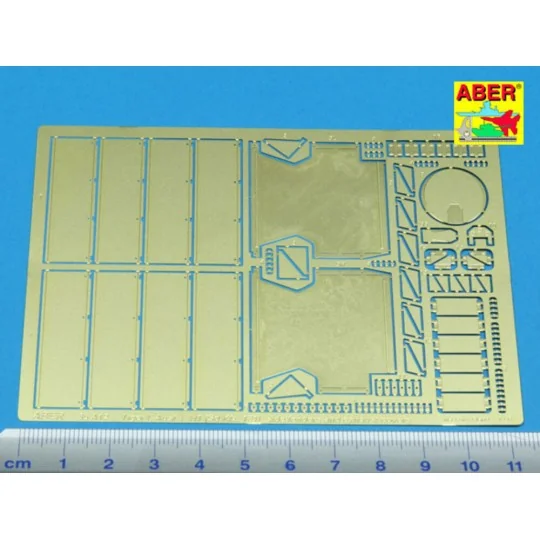 Side fenders for Tiger I E, 1/35 - Aber Models 35 A012 Side fenders for Tiger I E, 1/35 - Aber Models 35 A012