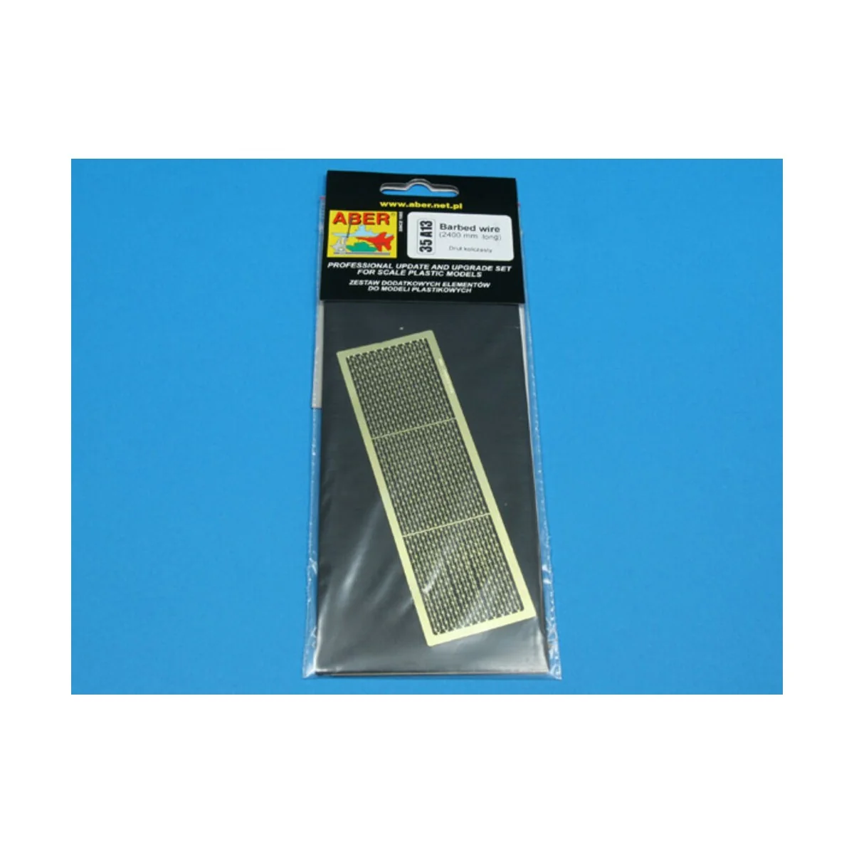 Barbed wire (2400mm long), 1/35 - Aber Models 35 A013 Barbed wire (2400mm long), 1/35 - Aber Models 35 A013