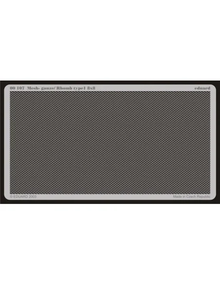 Gitter/Mesh, Gauze/Rhomb type 1 8x8 - Eduard Accessories 107