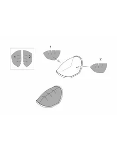Me P1103 rocket fighter canopy mask (Brengun kit), 1/72 - Brengun B...