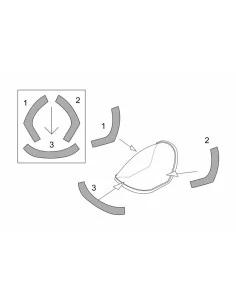 Me P1103 rocket fighter canopy mask (Brengun kit), 1/48 - Brengun B... 2