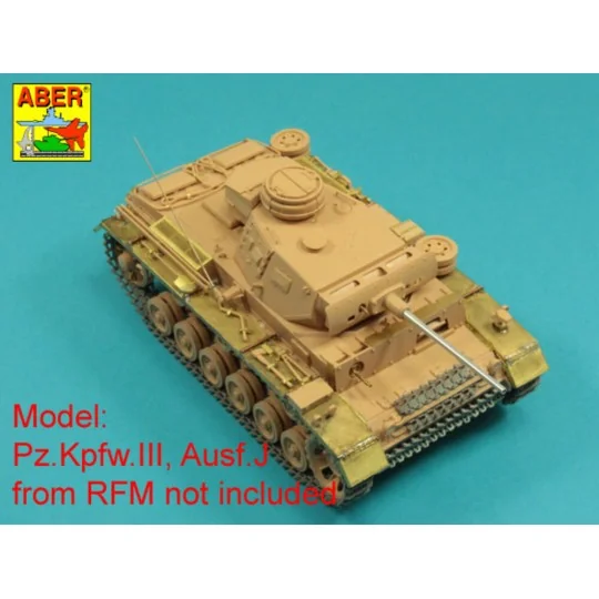 Fenders for PzKpfw III, 1/35 - Aber Models 35 A014