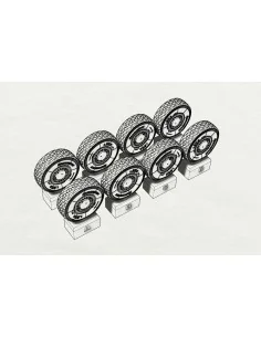JGSDF Type 16 Wheels (Aoshima kit), 1/72 - Hauler HLH72094 2