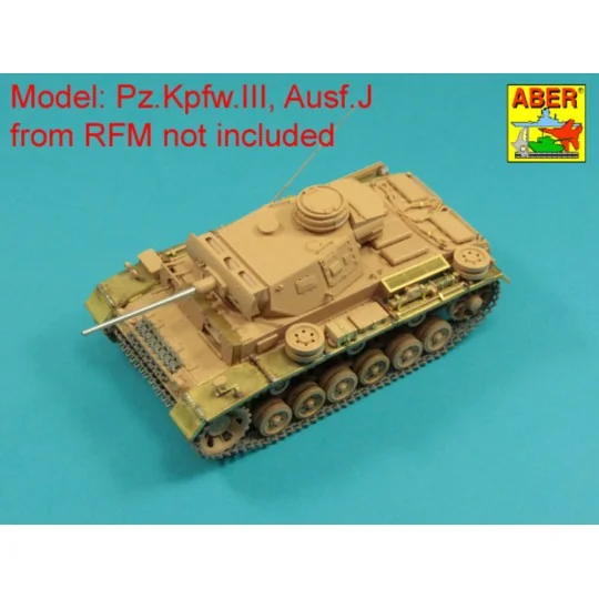 Fenders for PzKpfw III, 1/35 - Aber Models 35 A014