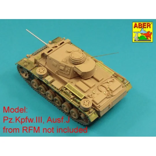 Fenders for PzKpfw III - Aber Models 35 A014