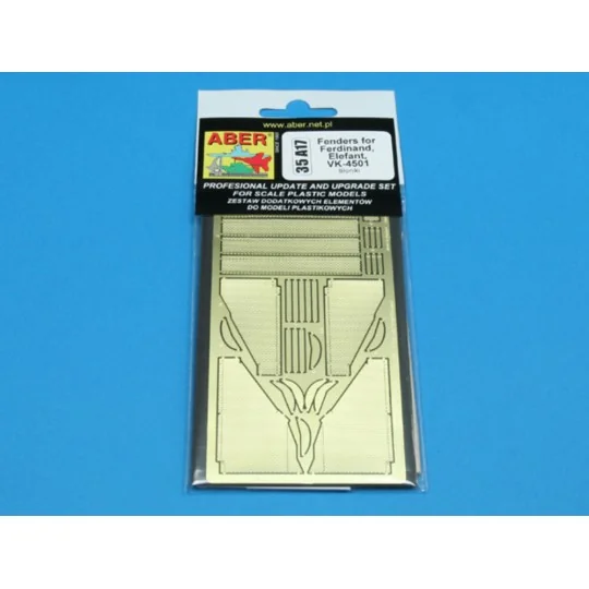Fenders for Ferdinand/Elefant, VK-4501, 1/35 - Aber Models 35 A017