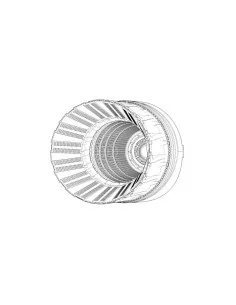 F-16C-D block 42-52 P&W F100 engine nozzle (Tamiya), 1/48 - Brengun...