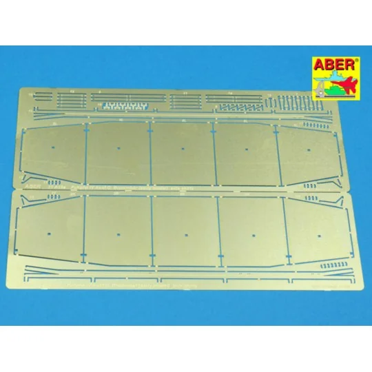 Side skirts for PzKpfw IV (G), Brummbar (Early), 1/35 - Aber Models...