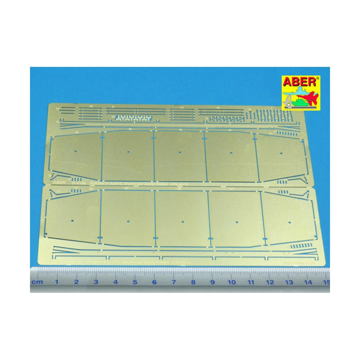 Side skirts for PzKpfw IV (G), Brummbar (Early) - Aber Models 35 A018