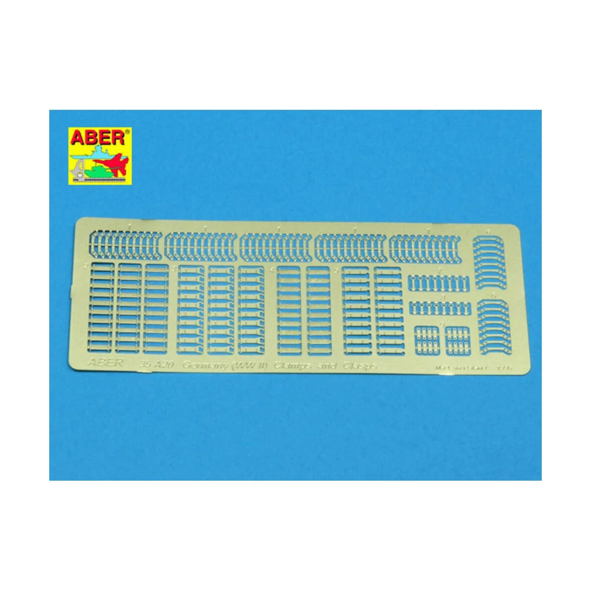 German clamps and clasps, 1/35 - Aber Models 35 A020