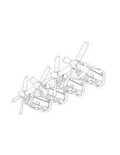 C-130 E-H engine set (Italeri kit), 1/48 - Brengun BRL48125 2