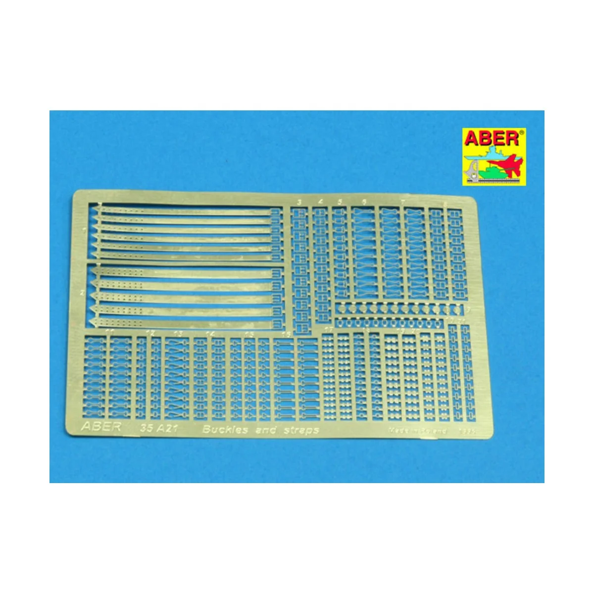 Buckles and Straps, 1/35 - Aber Models 35 A021 Buckles and Straps, 1/35 - Aber Models 35 A021