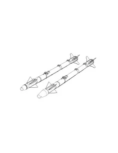 AIM-9X Sidewinder (2pcs), 1/32 - Brengun BRL32039