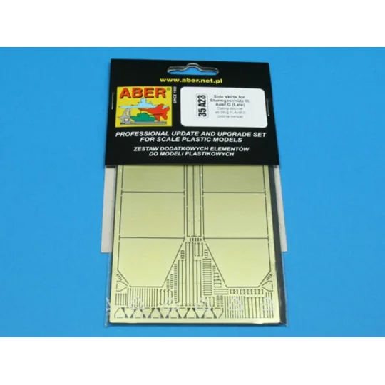 Side skirts for Sturmgeschutz III (Late model), 1/35 - Aber Models ... Side skirts for Sturmgeschutz III (Late model), 1/35 - Aber Models ...