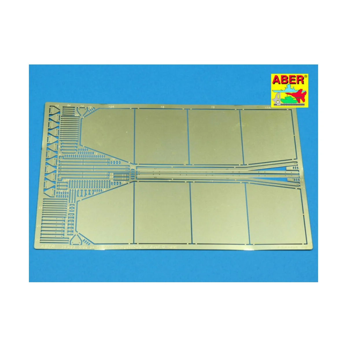 Side skirts for Sturmgeschutz III (Late model) - Aber Models 35 A023
