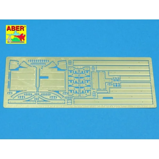 Front fendres andside supports for Panther G, 1/35 - Aber Models 35... Front fendres andside supports for Panther G, 1/35 - Aber Models 35...