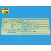 Front fendres andside supports for Panther G, 1/35 - Aber Models 35... Front fendres andside supports for Panther G, 1/35 - Aber Models 35...