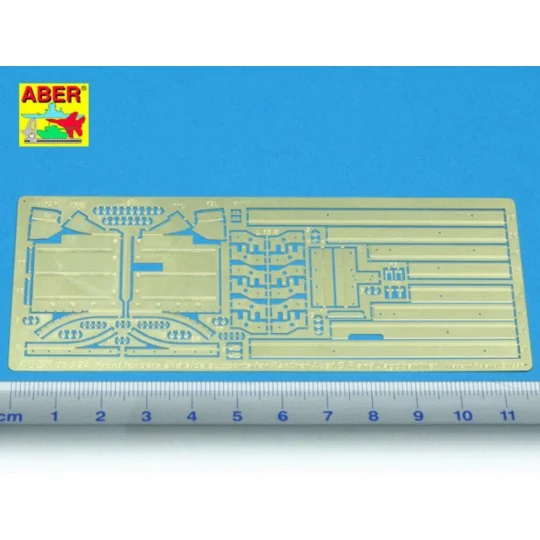 Front fendres andside supports for Panther G, 1/35 - Aber Models 35... Front fendres andside supports for Panther G, 1/35 - Aber Models 35...