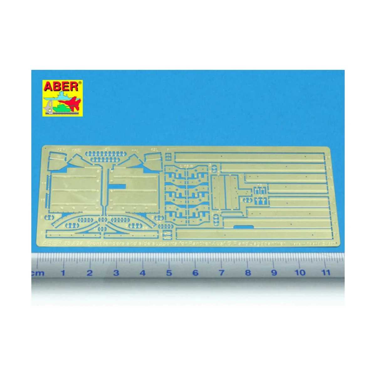 Front fendres andside supports for Panther G, 1/35 - Aber Models 35... Front fendres andside supports for Panther G, 1/35 - Aber Models 35...