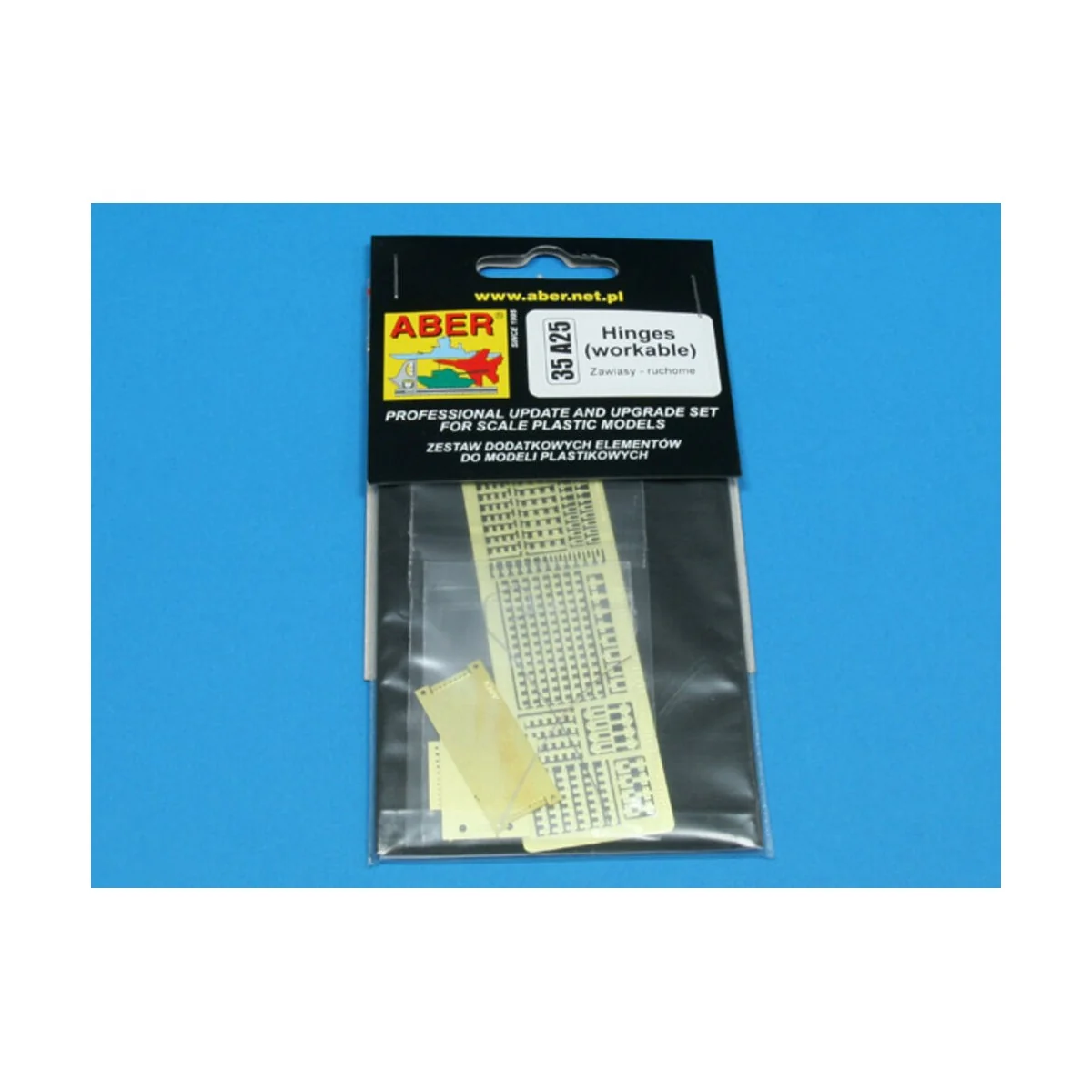 Hinges (workable) - 1 choice, 1/35 - Aber Models 35 A025