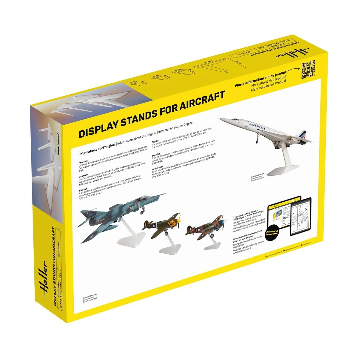 Display Stands for Aircraft - Heller 95200 Display Stands for Aircraft - Heller 95200