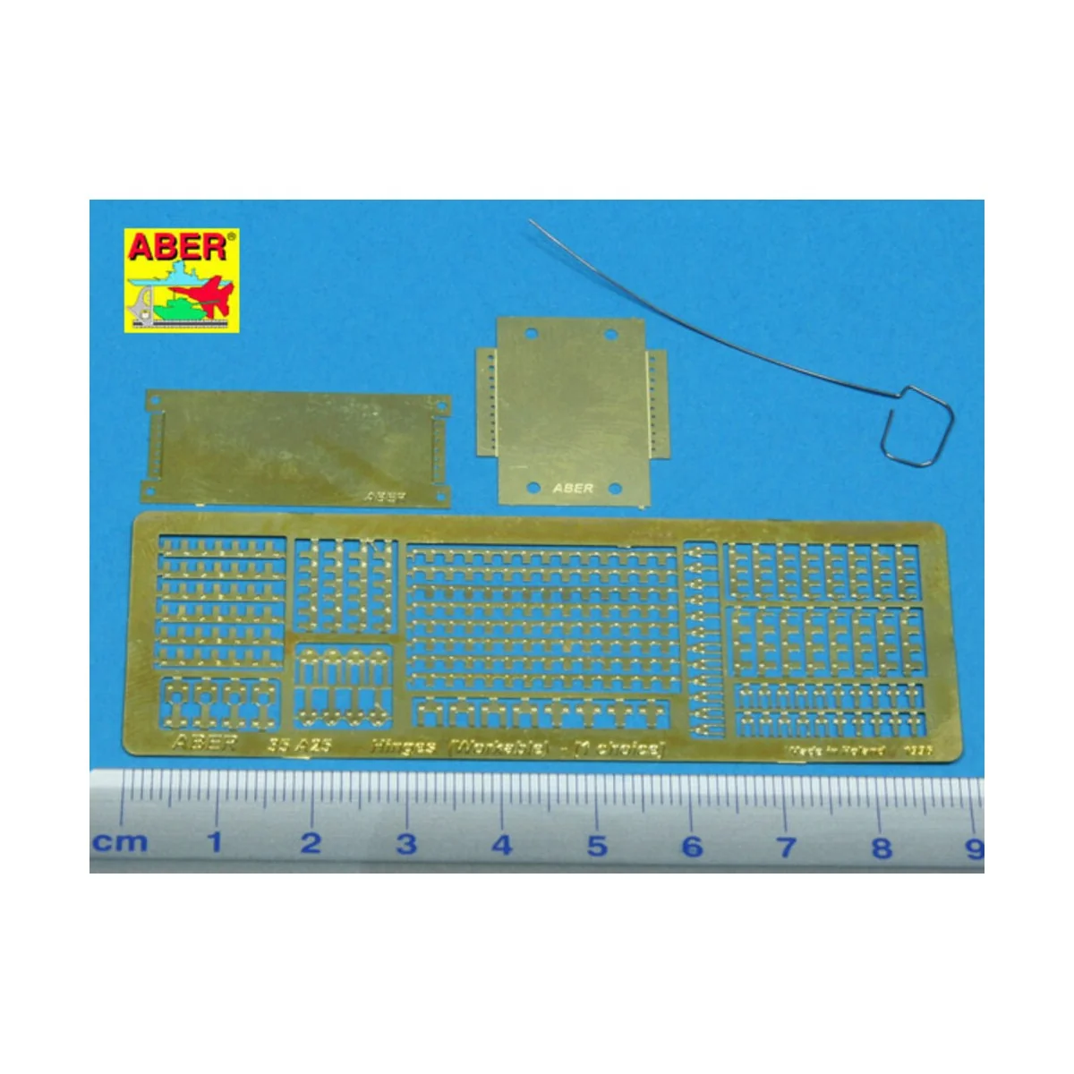 Hinges (workable) - 1 choice, 1/35 - Aber Models 35 A025