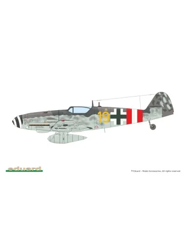 GUSTAV Pt. 3 DUAL COM EDUARD-LIMITED, 1/72 - Eduard Plastic Kits 2150