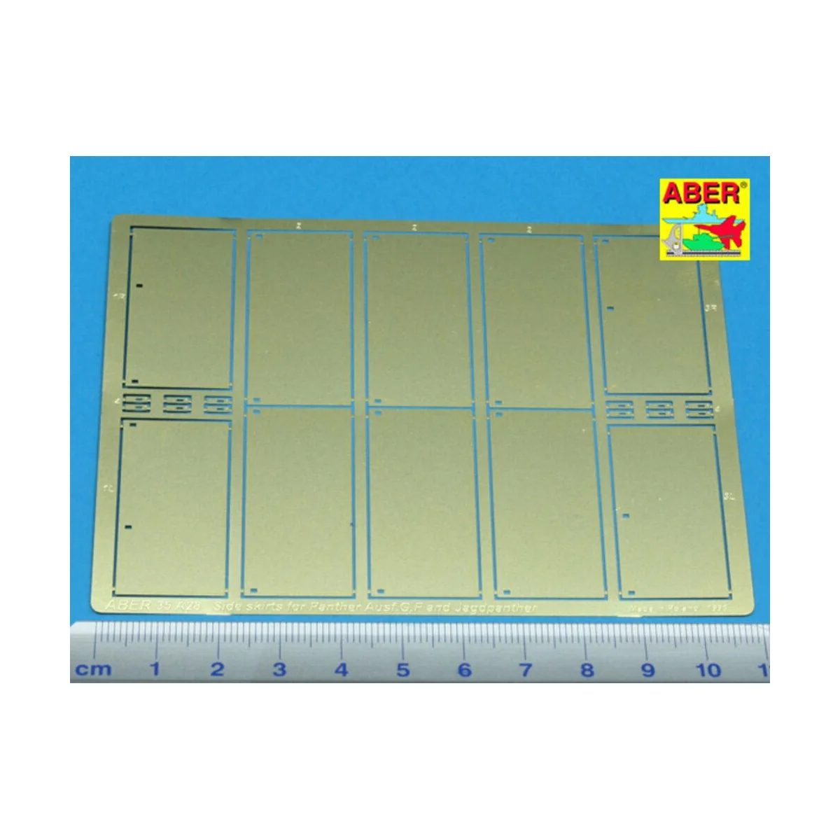 Side skirts for Panther Ausf.G, Jagdpanther - Aber Models 35 A028