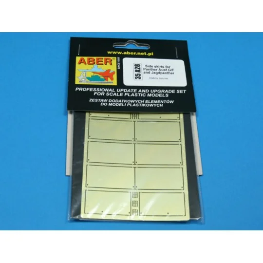 Side skirts for Panther Ausf.G, Jagdpanther - Aber Models 35 A028