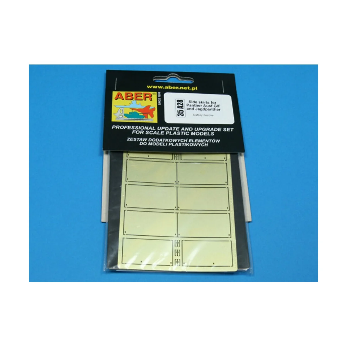 Side skirts for Panther Ausf.G, Jagdpanther - Aber Models 35 A028