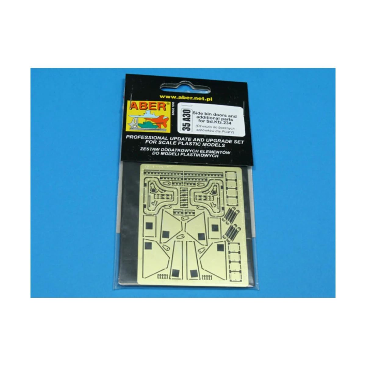 Side bin doors & additional parts for Puma, 1/35 - Aber Models 35 A030