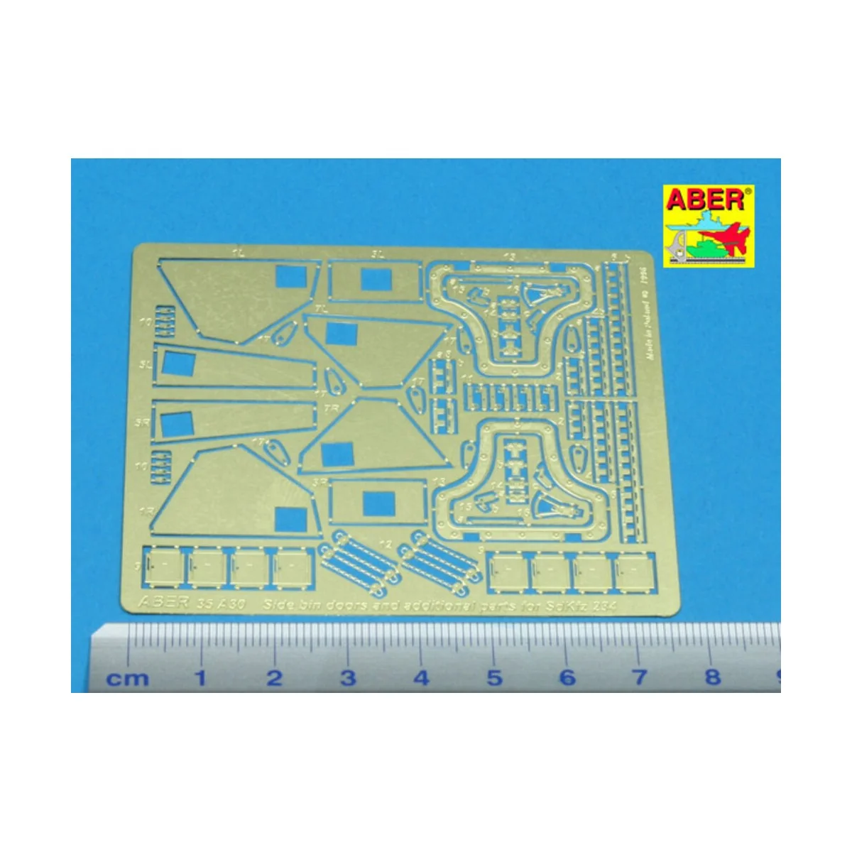 Side bin doors & additional parts for Puma, 1/35 - Aber Models 35 A030