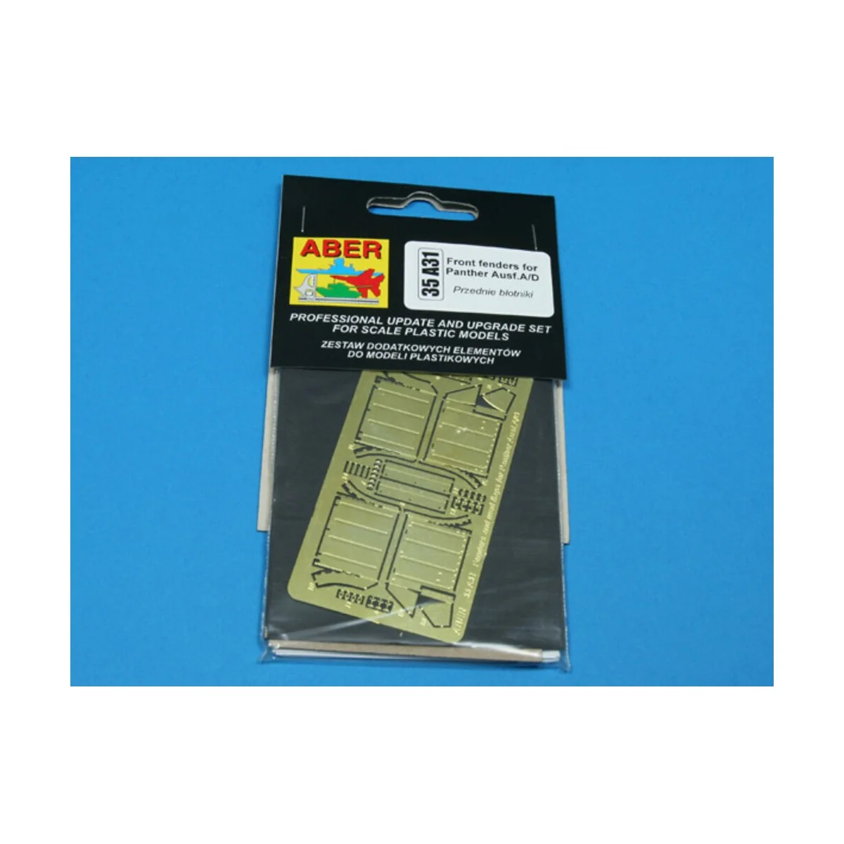 Front fenders for Panther Ausf.A/D, 1/35 - Aber Models 35 A031
