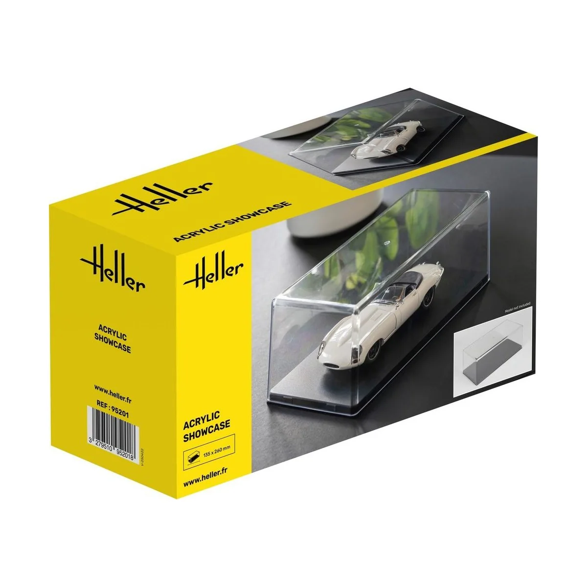 Acrylic Showcase, 252 x 127 x 80 mm - Heller 95201 Acrylic Showcase, 252 x 127 x 80 mm - Heller 95201