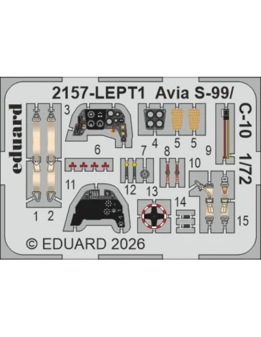 AVIA S-99/C-10, 1/72 - Eduard Plastic Kits 2157