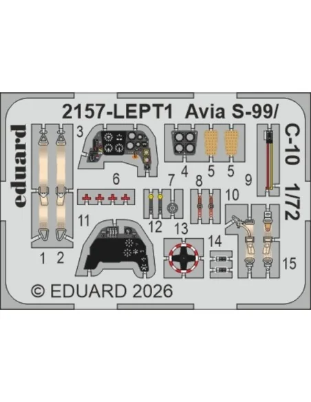 AVIA S-99/C-10, 1/72 - Eduard Plastic Kits 2157