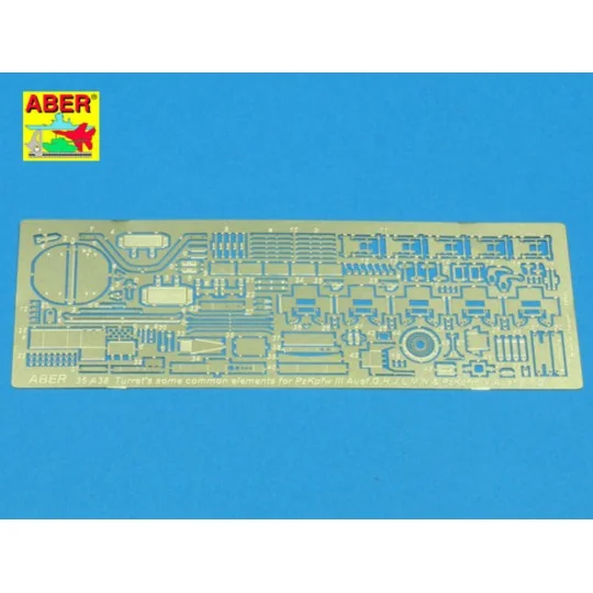 Turret's some common elements for Pz. III & Pz. IV, 1/35 - Aber Mod...