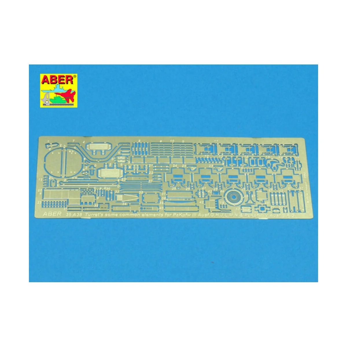 Turret's some common elements for Pz. III & Pz. IV, 1/35 - Aber Mod...