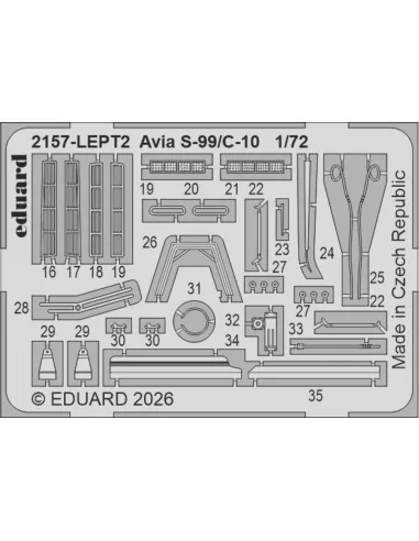 AVIA S-99/C-10, 1/72 - Eduard Plastic Kits 2157