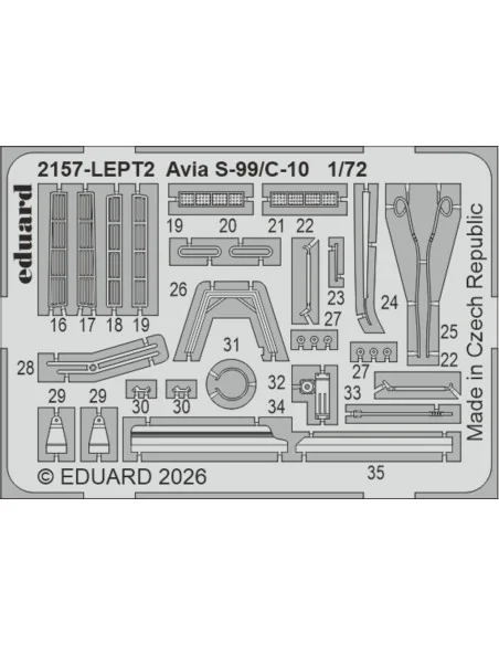 AVIA S-99/C-10, 1/72 - Eduard Plastic Kits 2157