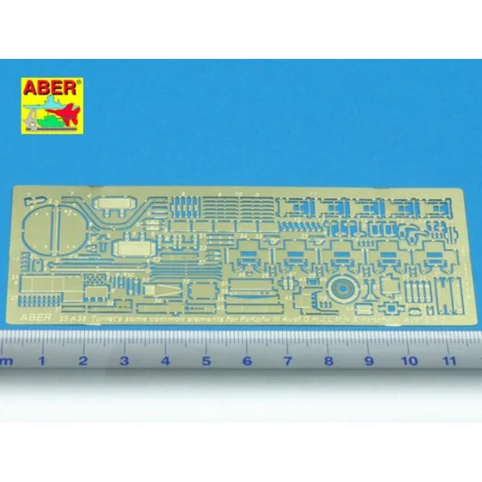 Turret's some common elements for Pz. III & Pz. IV, 1/35 - Aber Mod...