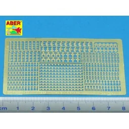 Hinges - workable (2 choice), 1/35 - Aber Models 35 A039