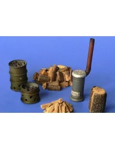 Stove and barrel brazier, 1/48 - Hauler HLX48401