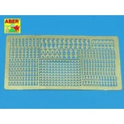 Hinges - workable (2 choice), 1/35 - Aber Models 35 A039 Hinges - workable (2 choice), 1/35 - Aber Models 35 A039