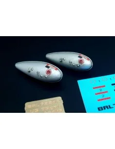 US WWII 75 gal fuel tank (2pcs), 1/72 - Brengun BRL72242