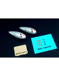 US WWII 75 gal fuel tank (2pcs), 1/72 - Brengun BRL72242 2