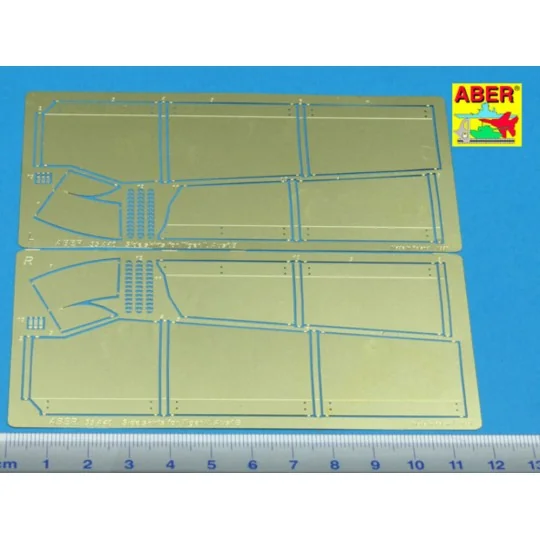 Side skirts for King Tiger, 1/35 - Aber Models 35 A040 Side skirts for King Tiger, 1/35 - Aber Models 35 A040