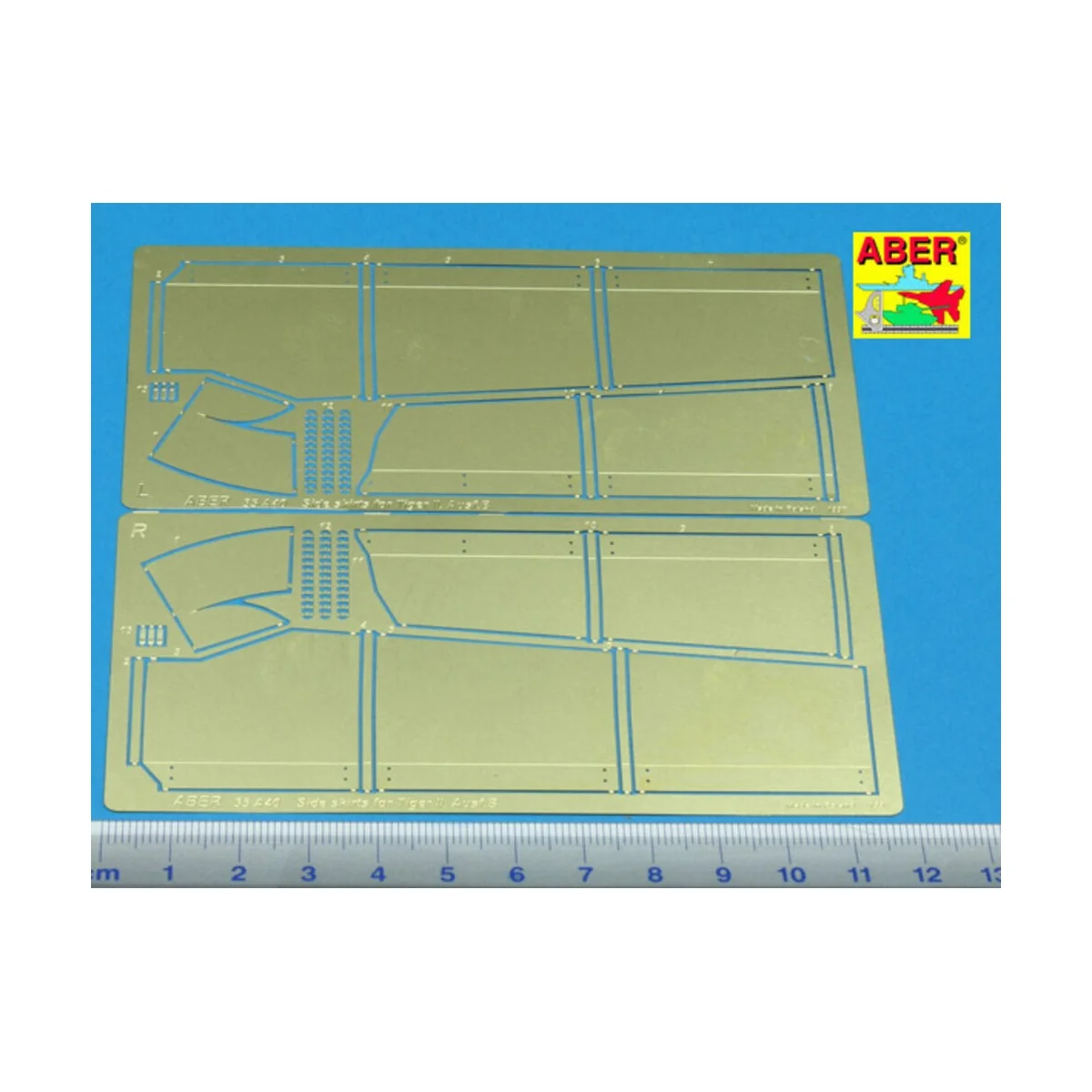 Side skirts for King Tiger, 1/35 - Aber Models 35 A040 Side skirts for King Tiger, 1/35 - Aber Models 35 A040