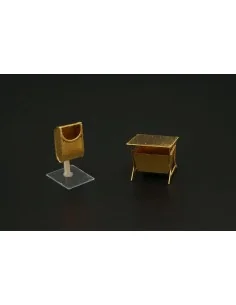 Street garbage bin (5pcs), 1/87 - Hauler HLR87208